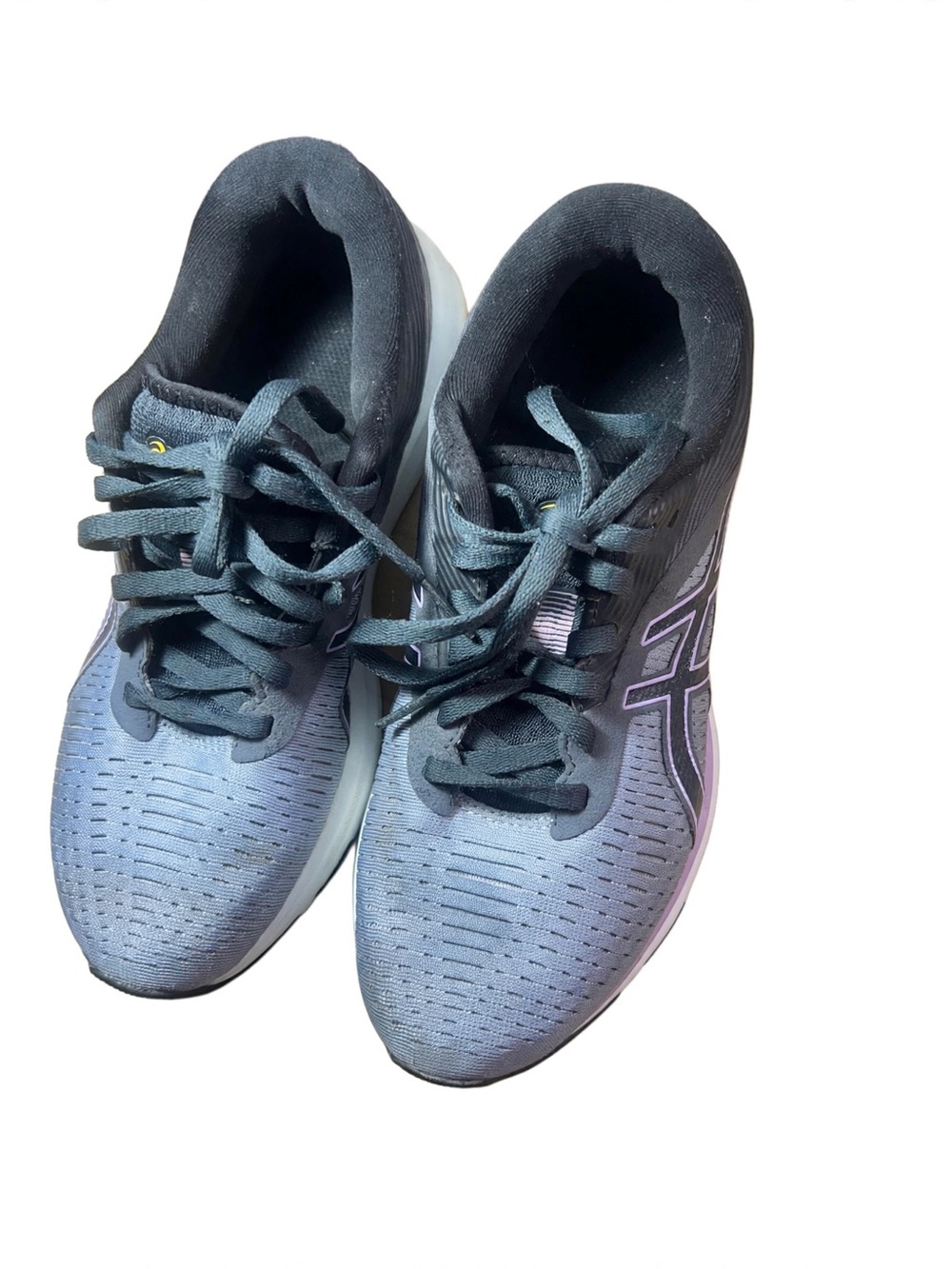 Light Blue Asics Athletic Running Sneakers